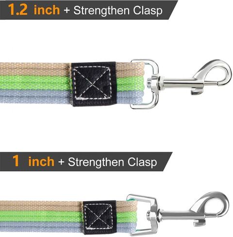 ANJOBIBI أطواق الكلاب تسخير المقاود المقاود الأساسية الياقات تسخير المقاود المقاود الأساسية (أخضر، 5 قدم) in Kuwait