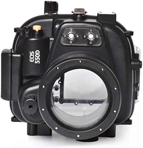 ضفادع البحر لـ Canon 550D T2i 18-55mm Lens EOS تحت الماء غطاء غطاء غطاء مقاوم للماء in Saudi Arabia