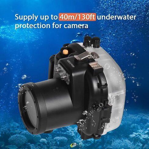 ضفادع البحر لـ Canon 550D T2i 18-55mm Lens EOS تحت الماء غطاء غطاء غطاء مقاوم للماء in Saudi Arabia