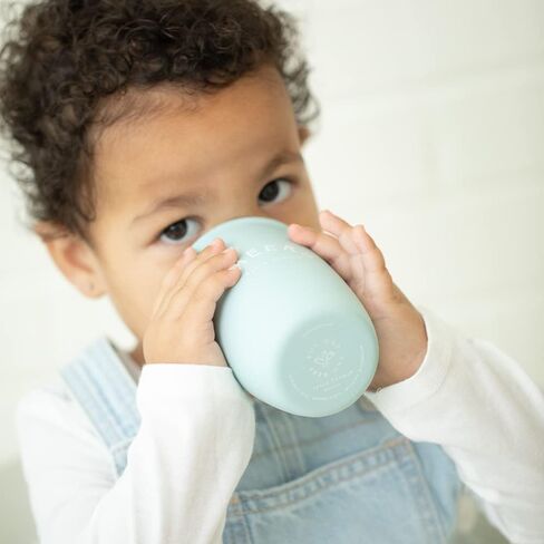 كوب بيلا تونو هابي سيبي - أكواب سيبي انتقالية للأطفال بعمر 6 أشهر فما فوق، أكواب سيبي للأطفال والرضع بمقابض قابلة للإزالة وغير سامة، سيليكون خالٍ من مادة BPA، سيبين جميلة، 8 أونصة in Kuwait