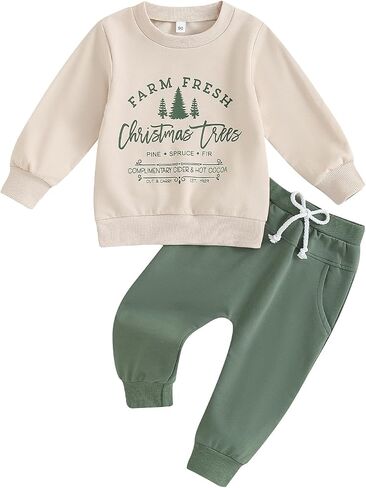 Toddler Baby Boy Halloween Outfit Long Pumpkin Shirt Pant Clothes Set 6M-2T | Infant Baby Boy Halloween Outfit Long Sleeve Funny Pumpkin Shirts Pant Set Toddler Halloween Clothes 6 12 18 24 Months 2T in Kuwait