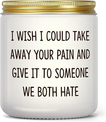 Get Well Soon Gifts for Women Men, Funny Get Well Gifts for Her Him, After Surgery Present, Feel Better Gifts for Mom Sick Friends, Grieving, Divorce, Sorry for Your Loss Gift, Take Your Pain Candle in Kuwait