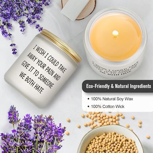 Get Well Soon Gifts for Women Men, Funny Get Well Gifts for Her Him, After Surgery Present, Feel Better Gifts for Mom Sick Friends, Grieving, Divorce, Sorry for Your Loss Gift, Take Your Pain Candle in Kuwait