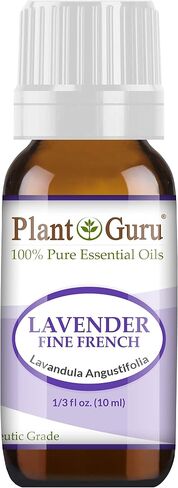 Lavender Essential Oil 10 ml (Fine French) 100% Pure Natural Undiluted Therapeutic Grade for Skin, Body and Hair Growth, Aromatherapy Diffuser, Great for Relaxation and Calming. in Saudi Arabia