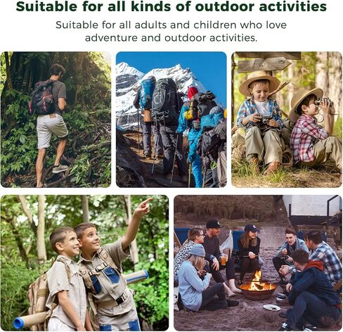 Hiking Compass for Kids, Lightweight Orienteering Compass of Field and Exploration Survival Gear, Professional Boy Scout Compass for Outdoor and Camping Accessories in Kuwait