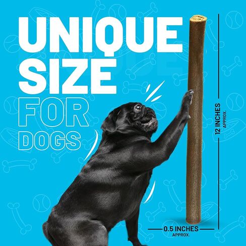 عصا الكولاجين من سيتكا فارمز للكلاب، 6 بوصات - 10 قطع - مضغ الكولاجين للكلاب - عصا الفتوة والجلد الخام البديل للكلاب يمضغ طويل الأمد - لا يوجد مضغ خام للكلاب - علاج للكلاب مكون واحد in Kuwait