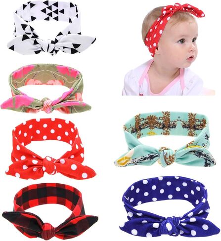 6 قطع من عصابات رأس عمامة عيد الشكر من إنسوني للفتيات الصغيرات والأطفال الصغار in Kuwait