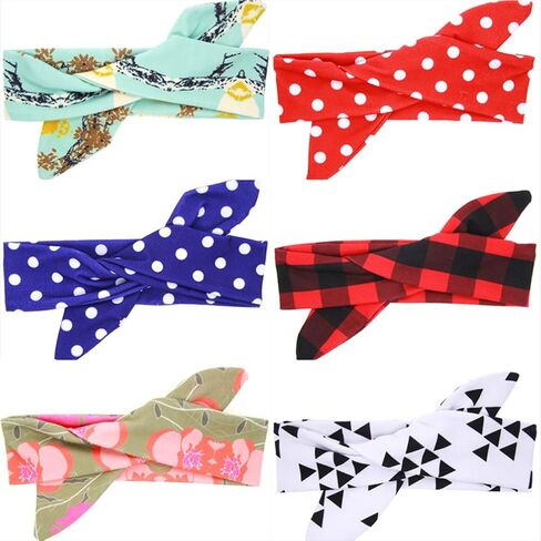 6 قطع من عصابات رأس عمامة عيد الشكر من إنسوني للفتيات الصغيرات والأطفال الصغار in Kuwait