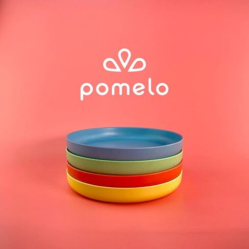 أطباق بوميلو من الخيزران للأطفال والصغار والأطفال - أطباق أطفال من الخيزران قابلة لإعادة الاستخدام - أطباق خالية من مادة BPA للأطفال والرضع - مادة الخيزران غير سامة - صديقة للبيئة وقابلة للتحلل البيولوجي وآمنة للاستخدام في غسالة الأطباق in Saudi Arabia