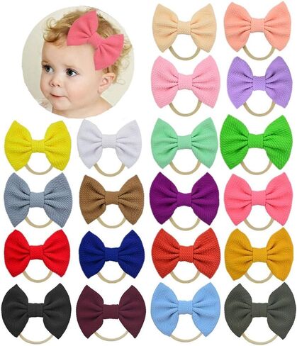 عصابات رأس وأقواس للفتيات الصغيرات لإكسسوارات التصوير الفوتوغرافي للأطفال حديثي الولادة (أقواس مقاس 4.1 بوصة) in Kuwait