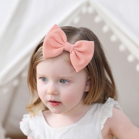 عصابات رأس وأقواس للفتيات الصغيرات لإكسسوارات التصوير الفوتوغرافي للأطفال حديثي الولادة (أقواس مقاس 4.1 بوصة) in Kuwait