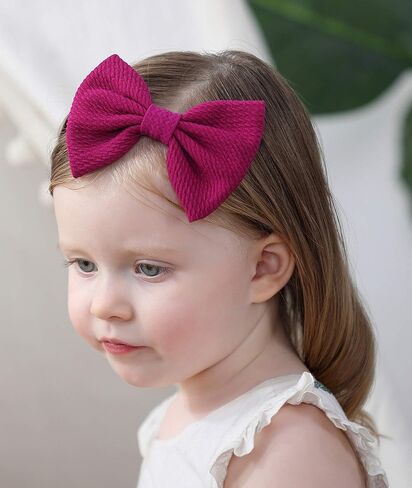 عصابات رأس وأقواس للفتيات الصغيرات لإكسسوارات التصوير الفوتوغرافي للأطفال حديثي الولادة (أقواس مقاس 4.1 بوصة) in Kuwait