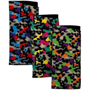 MIYUI JAPAN 3 Pack Reading Glasses Pouch Sunglasses Pouch- Soft Eyeglasses Bag Portable Cloth Eyewear Case in Kuwait