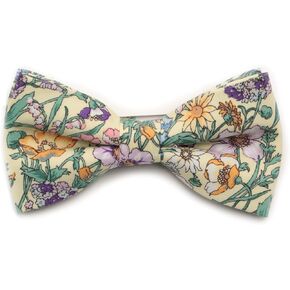 Ruth&Boaz Men's Handmade Skinny Floral Printed Necktie in Kuwait