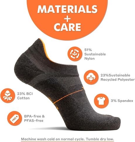 Definite Articles Performance Socks - Men's Sock - Biodegradable, BPA-Free, Premium Cushion, Ankle Support in Saudi Arabia