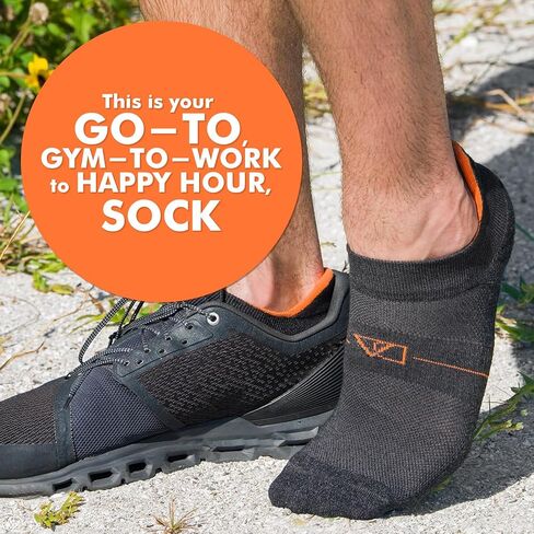 Definite Articles Performance Socks - Men's Sock - Biodegradable, BPA-Free, Premium Cushion, Ankle Support in Saudi Arabia