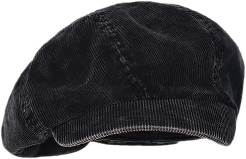 Japanese Oversized Corduroy Newsboy Hats for Women Vintage Unisex Paperboy Painter Beret Cap in Kuwait