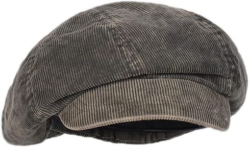 Japanese Oversized Corduroy Newsboy Hats for Women Vintage Unisex Paperboy Painter Beret Cap in Kuwait
