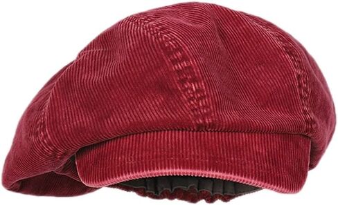 Japanese Oversized Corduroy Newsboy Hats for Women Vintage Unisex Paperboy Painter Beret Cap in Kuwait
