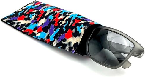 MIYUI JAPAN 3 Pack Reading Glasses Pouch Sunglasses Pouch- Soft Eyeglasses Bag Portable Cloth Eyewear Case in Kuwait