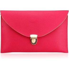 محافظ GEARONIC Clutch، محفظة من جلد PU، محافظ بحزام مطلي بالذهب in Kuwait