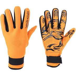 VGEBY1 2MM Neoprene Diving Gloves, Five Finger Diving Gloves for High-Performance Watersports Equipment Adult.(L-Orange) in Kuwait
