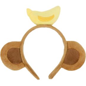 BAOPLAYKIDS Plush Animal Ears and Horns Headband, Cosplay Costume Accessories for Halloween Christmas Festival Theme Party