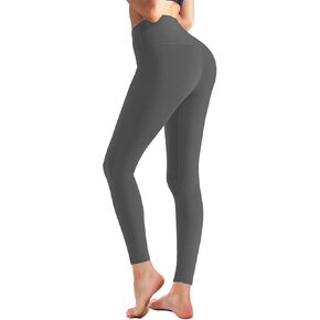 Aoliks 1/3 Pack Leggings High Waisted for Women, Tummy Control Yoga Pants Soft Workout Running Legging in Kuwait