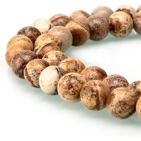 BRCbeads الهيماتيت الأحجار الكريمة فضفاض الخرز الجولة 8 مللي متر كريستال الطاقة حجر الشفاء قوة لصنع المجوهرات in Kuwait