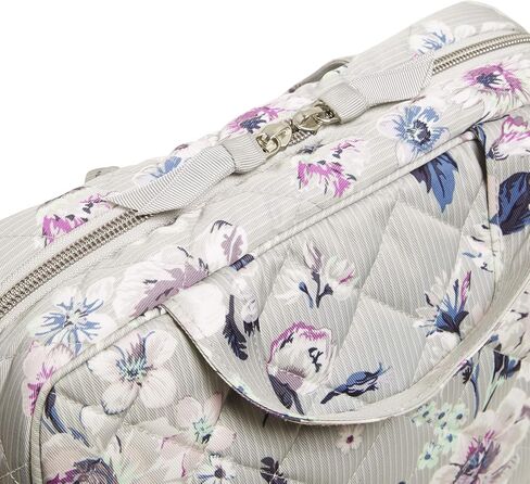 Vera Bradley Women's Performance Twill Zip Hanging Travel Organizer Accessory, Cloud Gray Paisley, One Size in Saudi Arabia