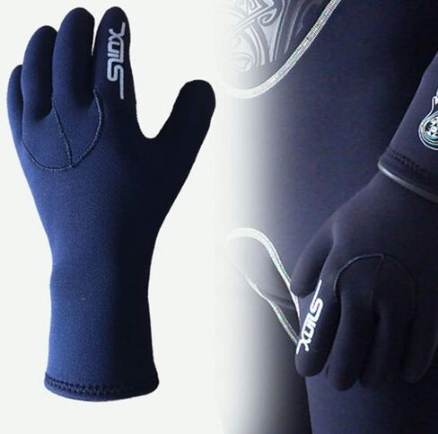 Micosuza 3mm قسط النيوبرين خمسة أصابع قفازات بذلة مضادة للانزلاق مقاومة للاهتراء للغوص والغطس والسباحة وركوب الأمواج وصيد الأسماك والتجديف in Kuwait