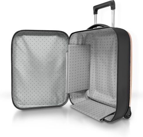 Rollink Flex Vega Cabin Plus Fully Collapsible Suitcase - Hardshell, Silent, Coated Wheels for Smooth Gliding, Scratch, Water & Impact Resistant Carry-On 21-Inch (11.8 Gal volume), Atlantic Blue in Saudi Arabia