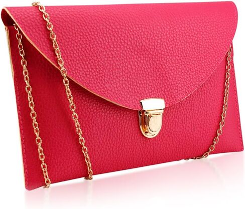 محافظ GEARONIC Clutch، محفظة من جلد PU، محافظ بحزام مطلي بالذهب in Kuwait