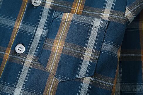 Toddler Baby Boy Girl Plaid Shirt Long Sleeve Button Down Dress Shirt for Holiday in Kuwait