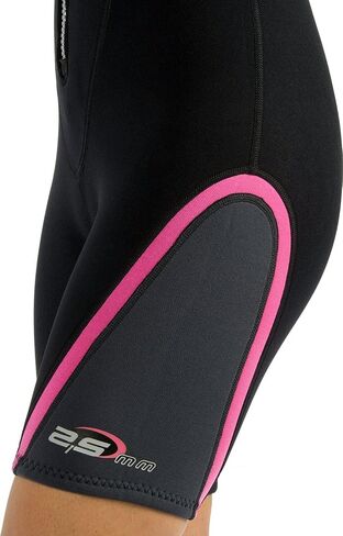 Shorty Women's Wetsuit for Scuba Diving, Snorkeling, Windsurfing - 2.5mm Neoprene | PLAYA by Cressi: quality since 1946 in Saudi Arabia