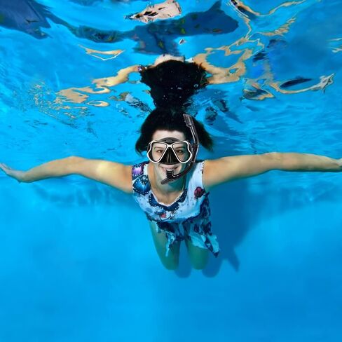 NBZZ Dry Snorkel Set,Snorkeling Gear for Adults,Swimming Snorkel Mask,Scuba Diving Snorkel Gear with Carrying Bag for Youth Men Womens in Kuwait