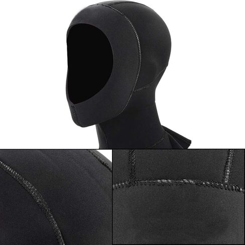 Vbestlife 3MM النيوبرين الغوص كاب دافئ الغوص قبعة هود للماء المريلة الغوص هود دافئ دائم قابل للتمدد الرياضة المائية التجديف الإبحار التجديف الرياضة المائية 3 أحجام in Saudi Arabia