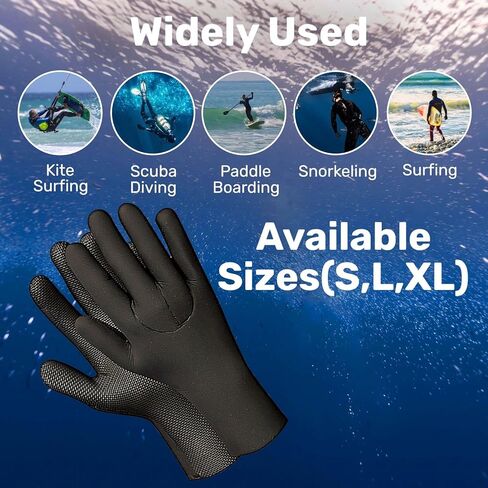 H2ODYSSEY 5mm Shark Skin Glove - Comfortable Stretch Scuba Gloves in Kuwait