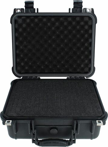 حافظة صلبة التكتيكية 45 مع رغوة - حافظات حماية قابلة للقفل مقاس 13.4 × 11.5 بوصة لملحقات الأسلحة أو الأجهزة الإلكترونية أو الأجهزة in Kuwait