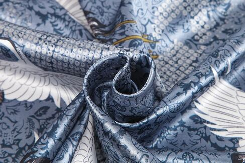 MissShorthair كيمونو رداء للنساء الأزهار حبل من الحرير مع جيوب طويلة الساتان رداء النساء الهدايا خفيفة الوزن كيمونو رداء in Kuwait