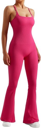 بدلة SUUKSESS النسائية المثيرة بدون ظهر مضلعة مضيئة بدون أكمام قطعة واحدة in Kuwait