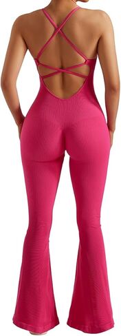 بدلة SUUKSESS النسائية المثيرة بدون ظهر مضلعة مضيئة بدون أكمام قطعة واحدة in Kuwait