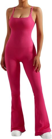 بدلة SUUKSESS النسائية المثيرة بدون ظهر مضلعة مضيئة بدون أكمام قطعة واحدة in Kuwait