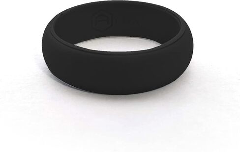 AERA Silicone Wedding Ring Band for Women - Thin, Breathable, Classic Design Rubber Ring (Size 4-9) in Kuwait