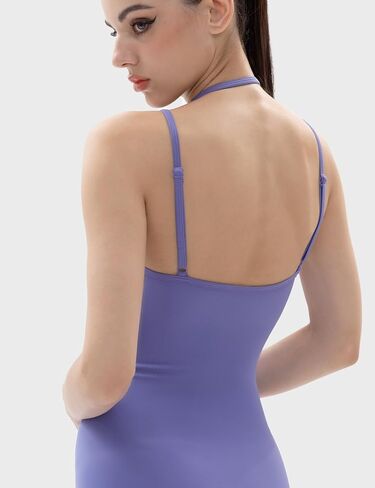 جمبسوت PUMIEY للنساء بأشرطة مزدوجة، قطعة واحدة من ملابس Unitard Rompers بدون خياطة، مجموعة ملابس من قطعة واحدة in Saudi Arabia