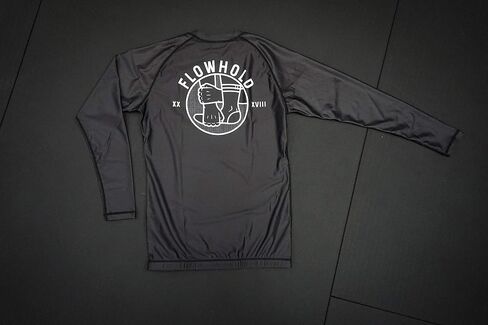Flowhold Fundamentals Long Sleeve Compression MMA BJJ Wrestling Cross Training Rash Guard Top Jiu Jitsu in Saudi Arabia