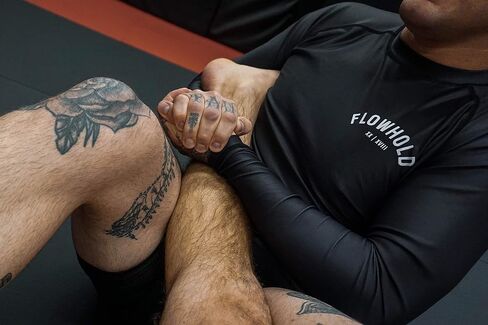 Flowhold Fundamentals Long Sleeve Compression MMA BJJ Wrestling Cross Training Rash Guard Top Jiu Jitsu in Saudi Arabia