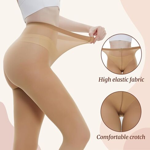 Yilanmy Dance Tights for Women Convertible Transition Ballet Tights Ultra Soft Opaque Pantyhose 3 Pairs in Kuwait