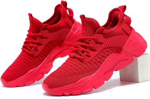 Womens Running Shoes Slip on Breathable Lightweight Fashion Sneakers Athletic Sports Walking Gym Work Shoes in Kuwait