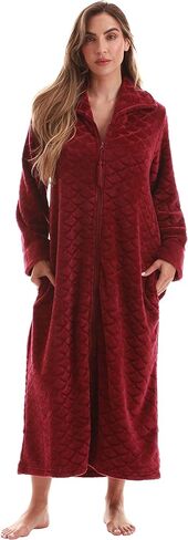 Just Love Plush Zipper Lounger Robe for Women in Kuwait